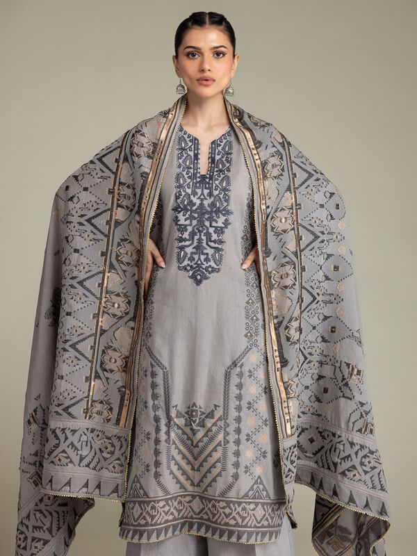 Tailored 3-piece Jacquard