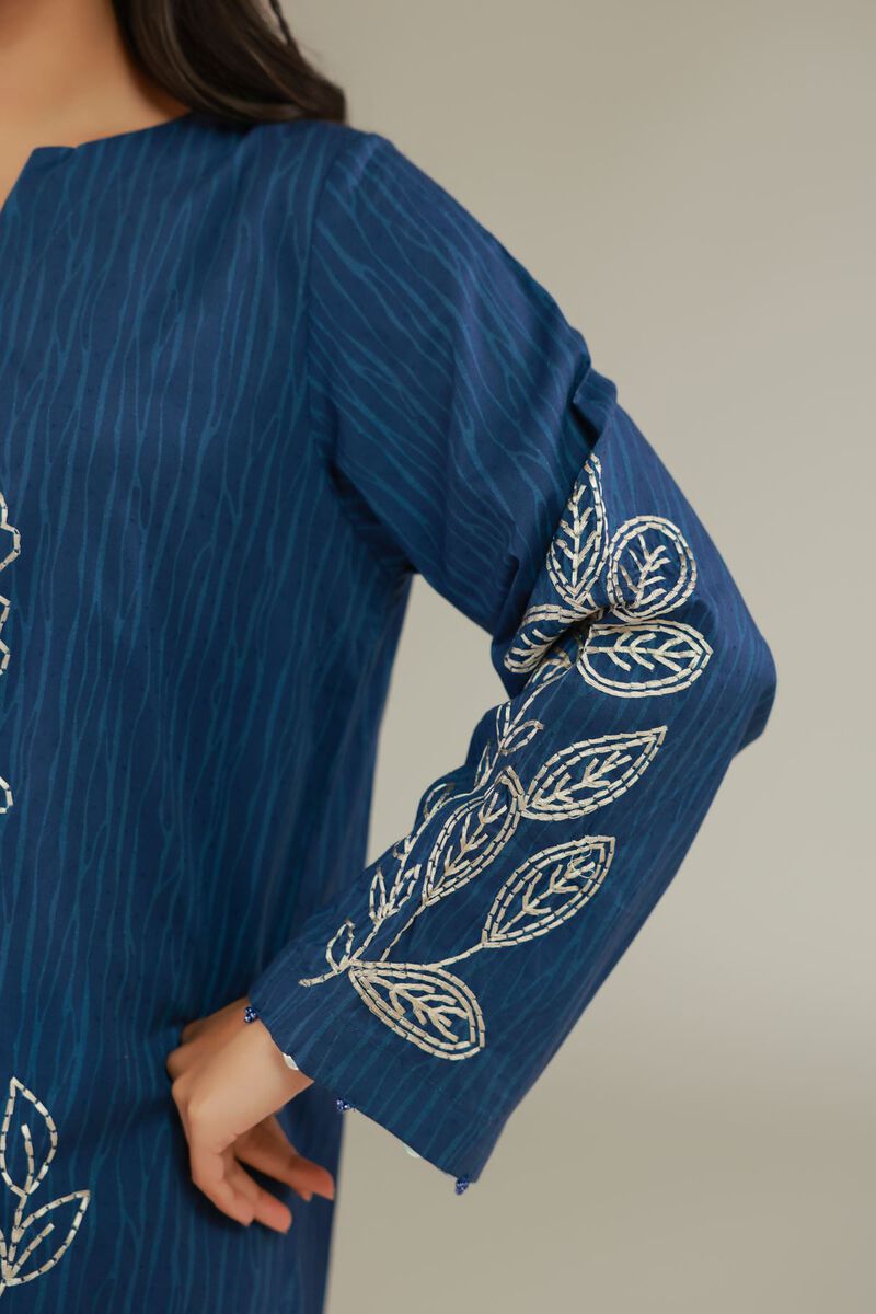 Blue Cotton Kurta