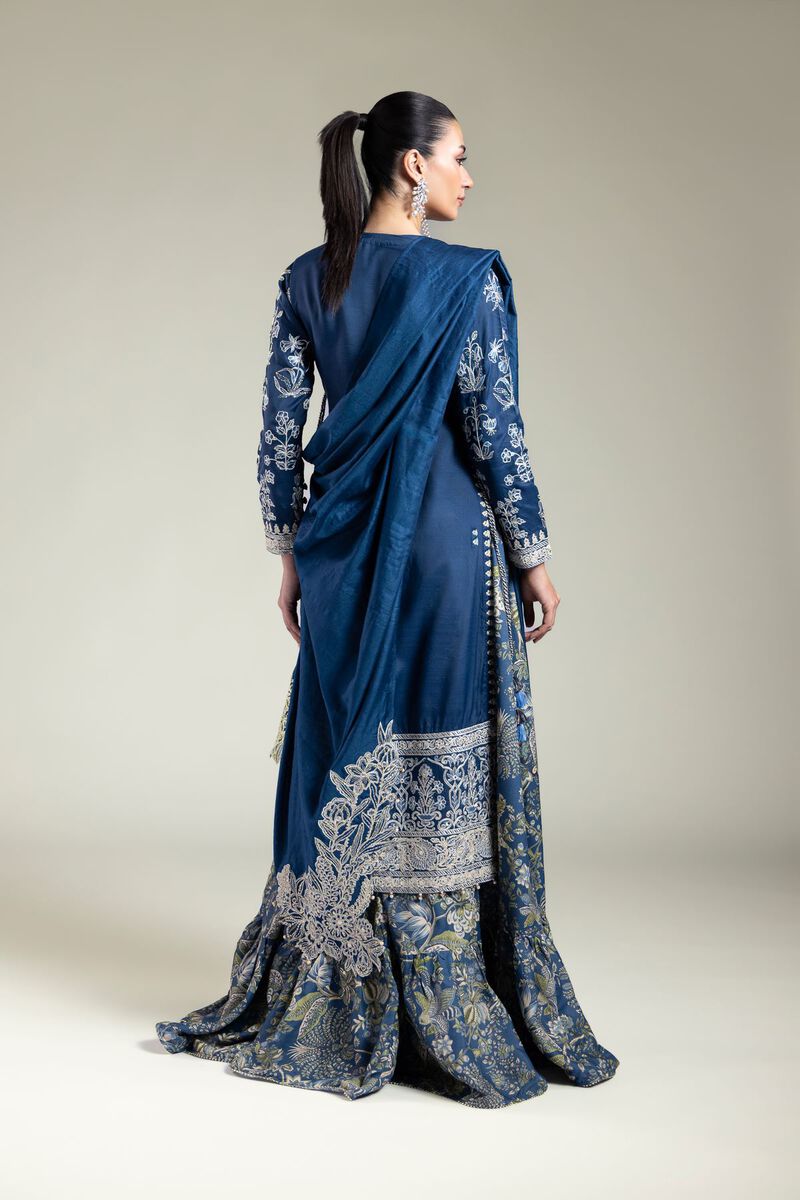 Navy Silk Set