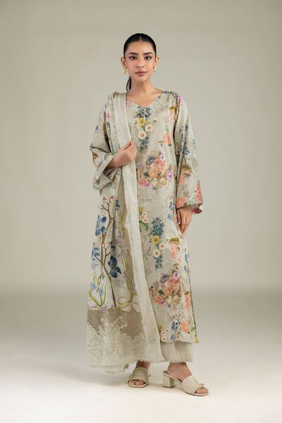 Long Floral Kurta, image 1