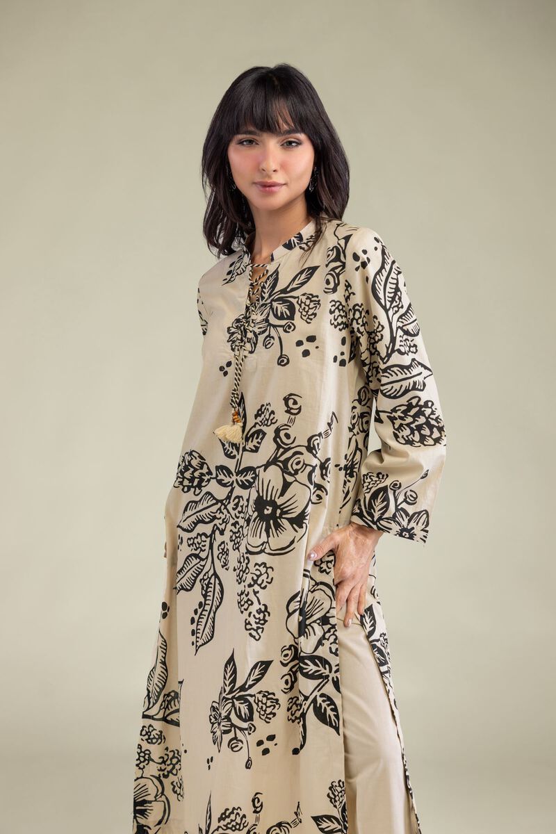 Floral Cambric Kurta