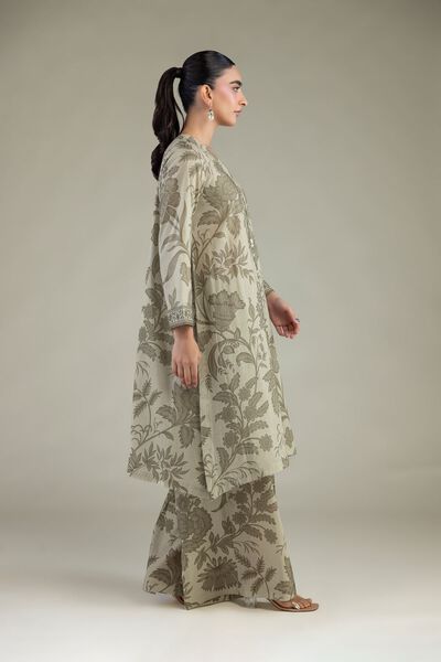 Floral Printed Pants, image 1
