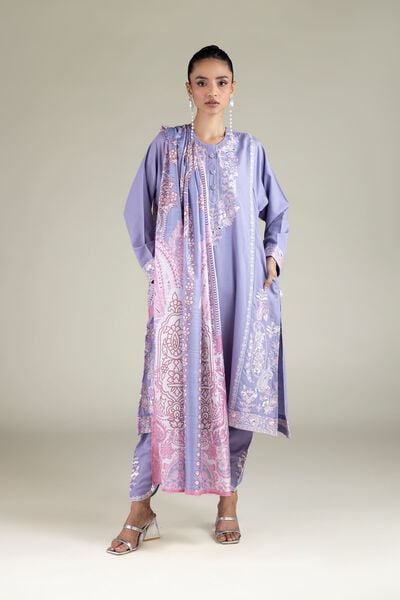 Floral Embroidered Shalwar, image 1