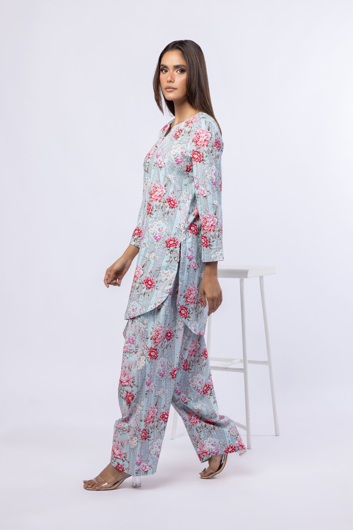 Printed Cotton Dobby Kurta - 25-10-11E6-08TA-VG