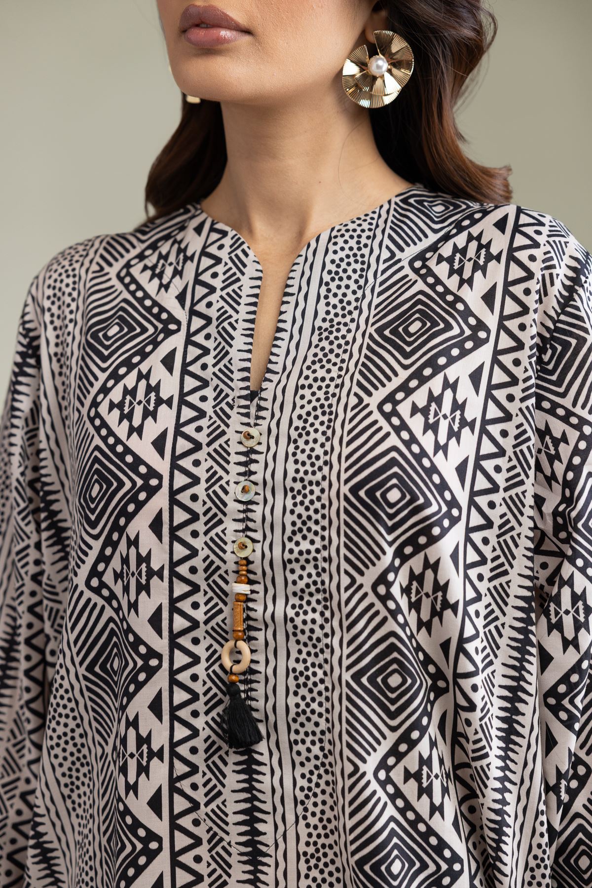 Printed Cambric Cambric Tailored 1-Piece - 1-26-102-A-F-VG