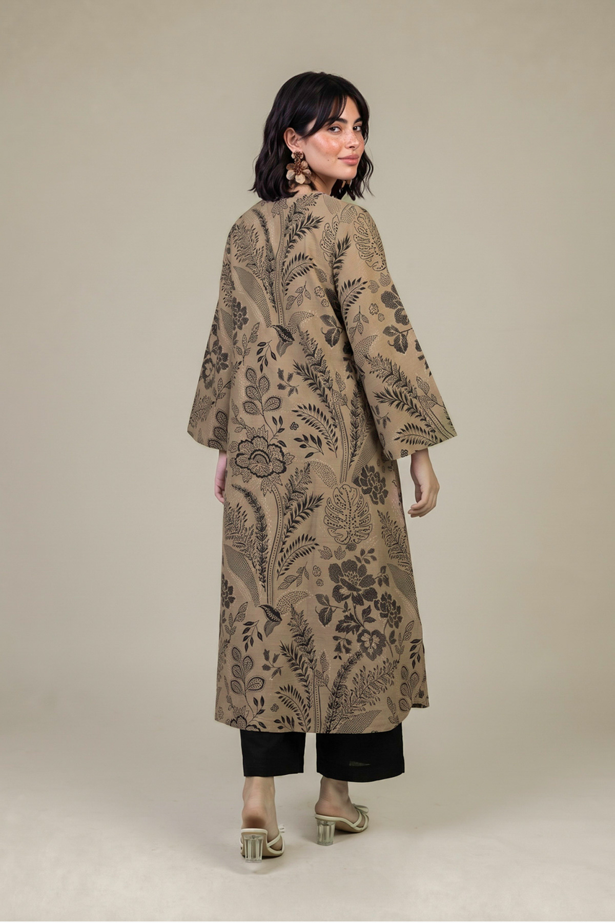 Printed Light Khaddar Tailored 2-Piece Set - 2-26-308-A-G1-VG