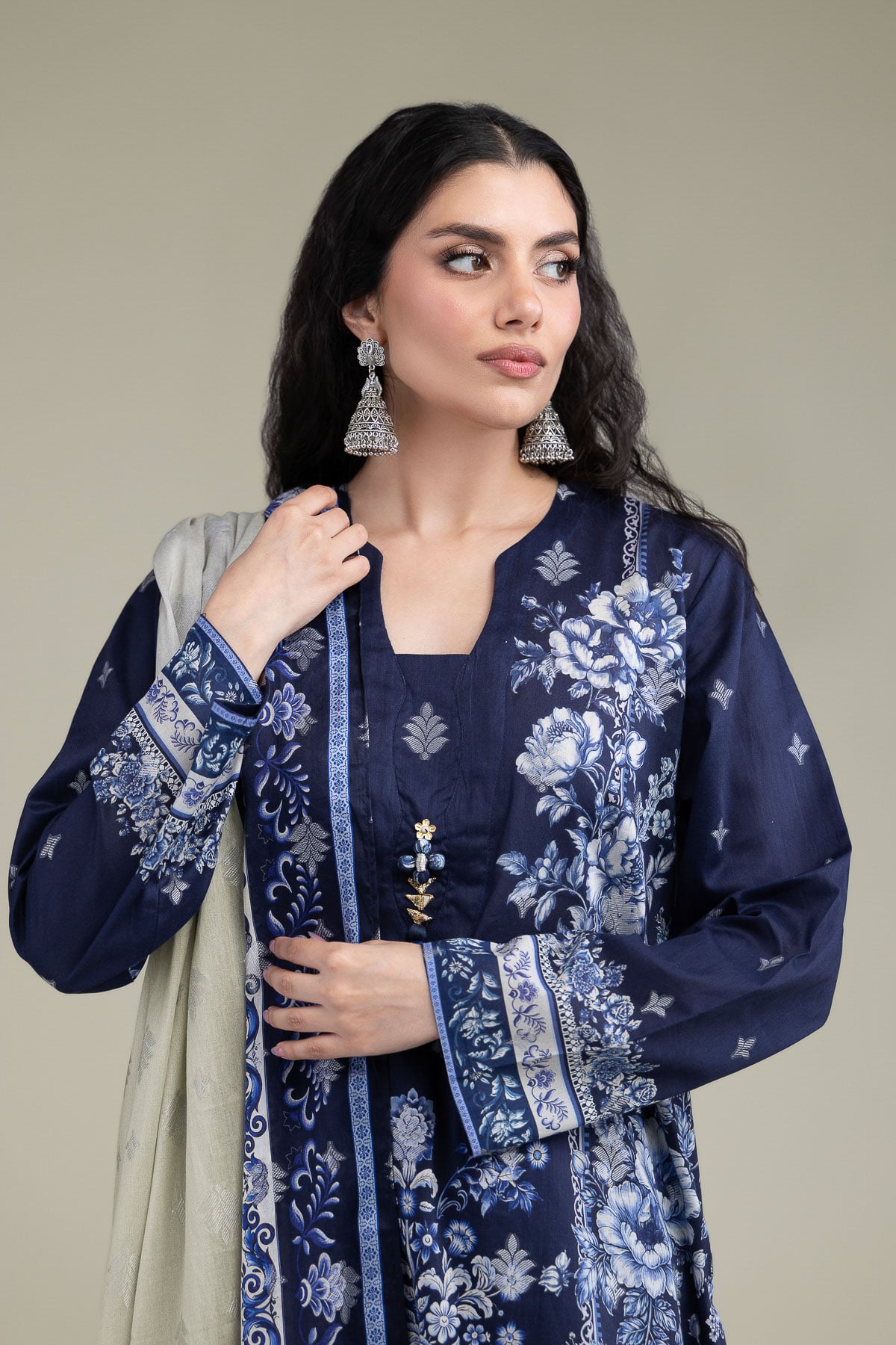 Printed Jacquard Fabrics 3 Piece - T-A33-26-207FD1-VG