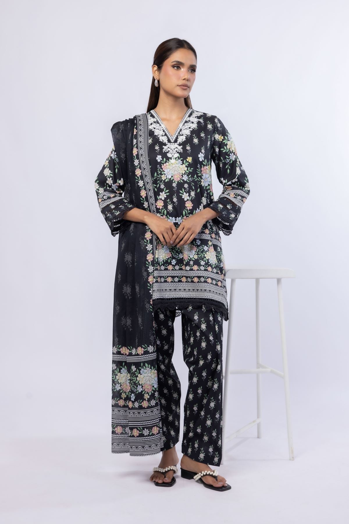 Printed Cambric Pants - OTD4-EX24-07BA-VG