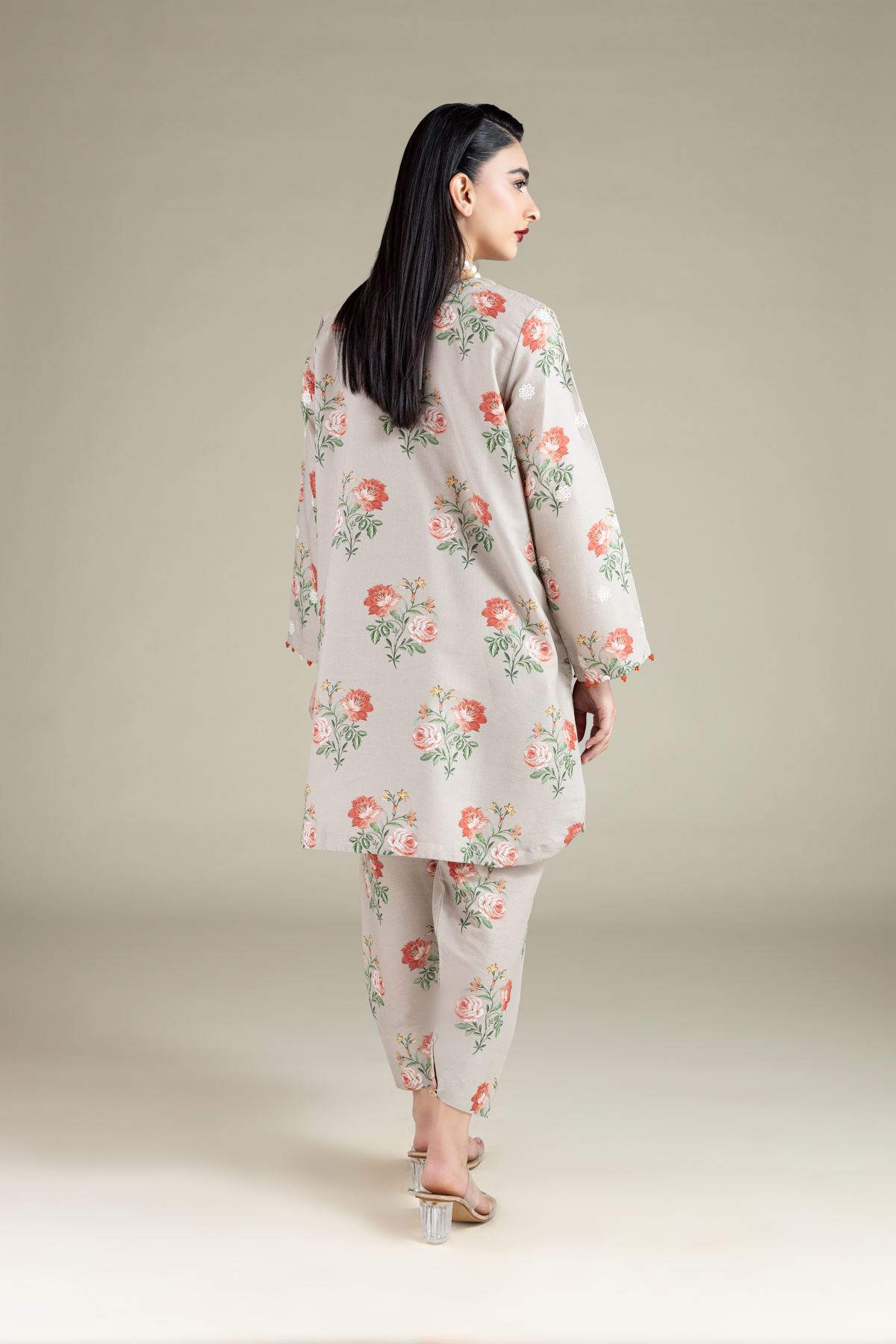 Embroidered Mesuri Kurta - 25-10-12E11-07TA-VG