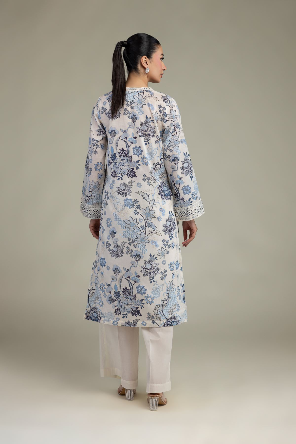 Embroidered Cambric Fabrics 2 Piece | Top and Bottom - A22-26-209FB1-VG