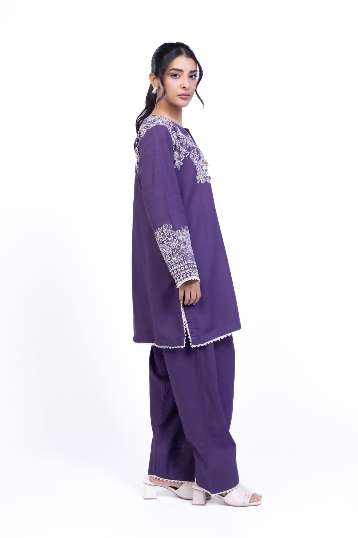 Dyed Khaddar Shalwar - 25-08-11E15-03TA-VG