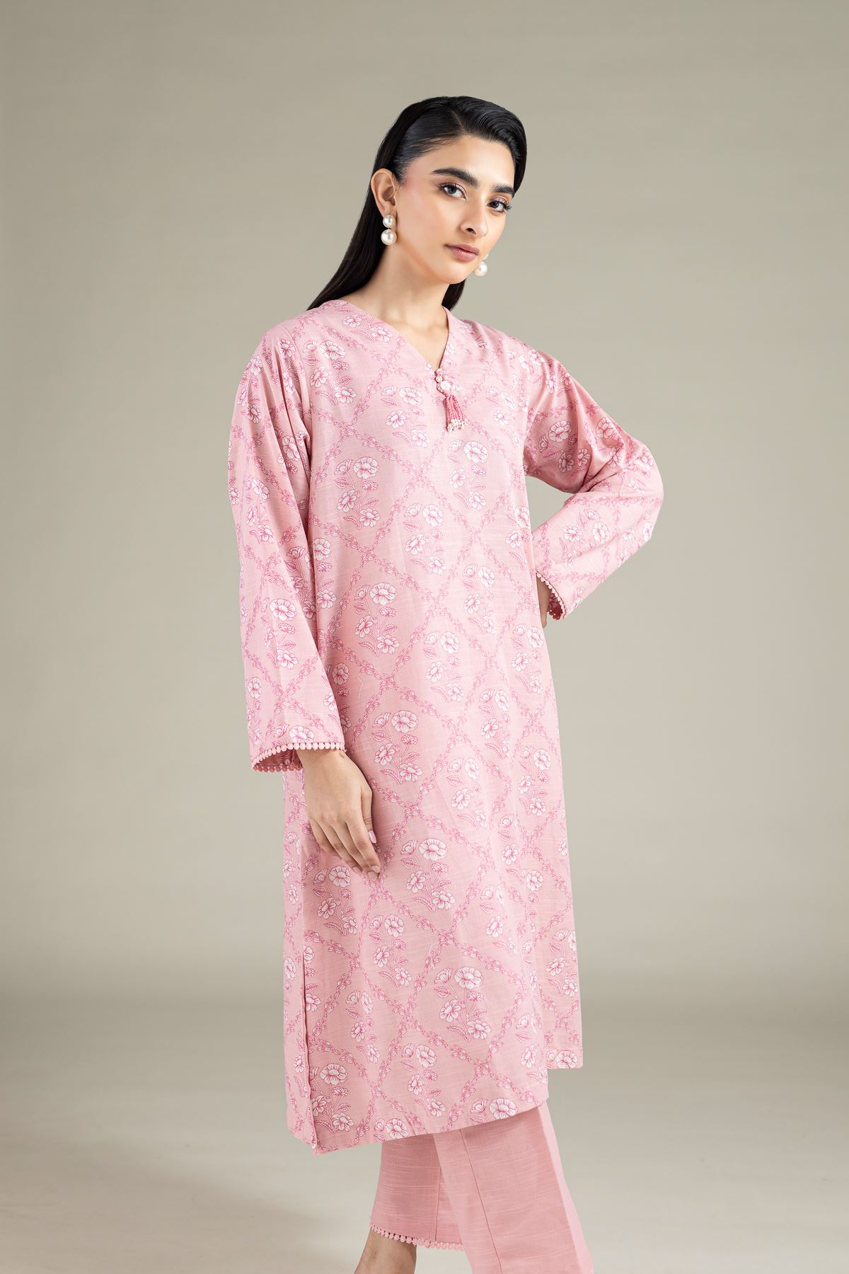 Printed Kurta - 25-10-12E3-07TA-VG