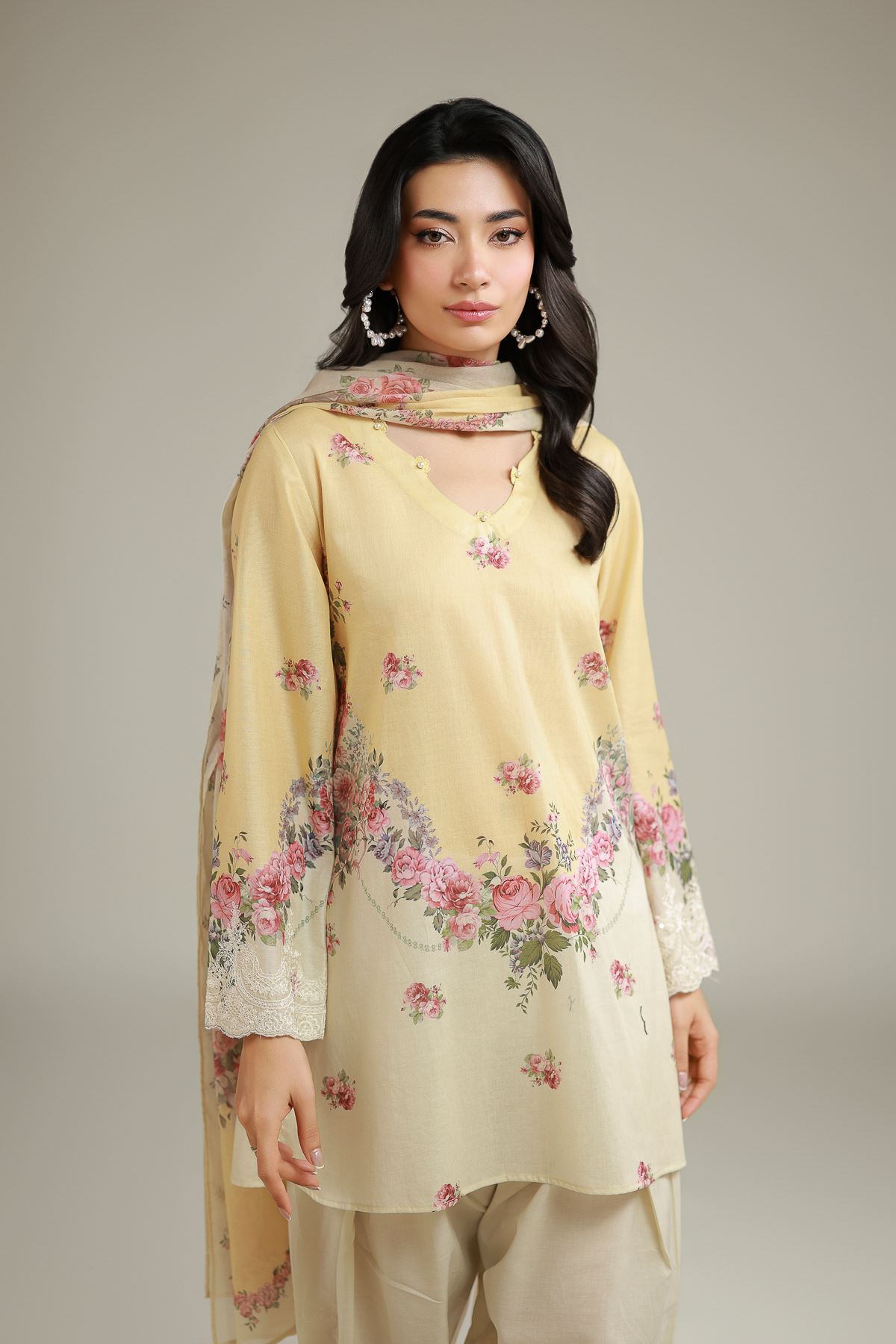 Embroidered Lawn 3-Piece Lawn Tailored - T-A11-26-108FB1-VG