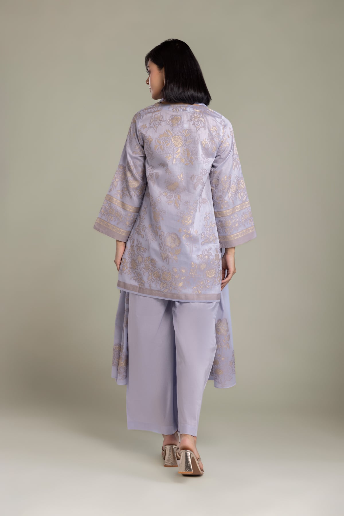 Dyed Jacquard Tailored 3-Piece Set - T-A33-26-203FH2-VG