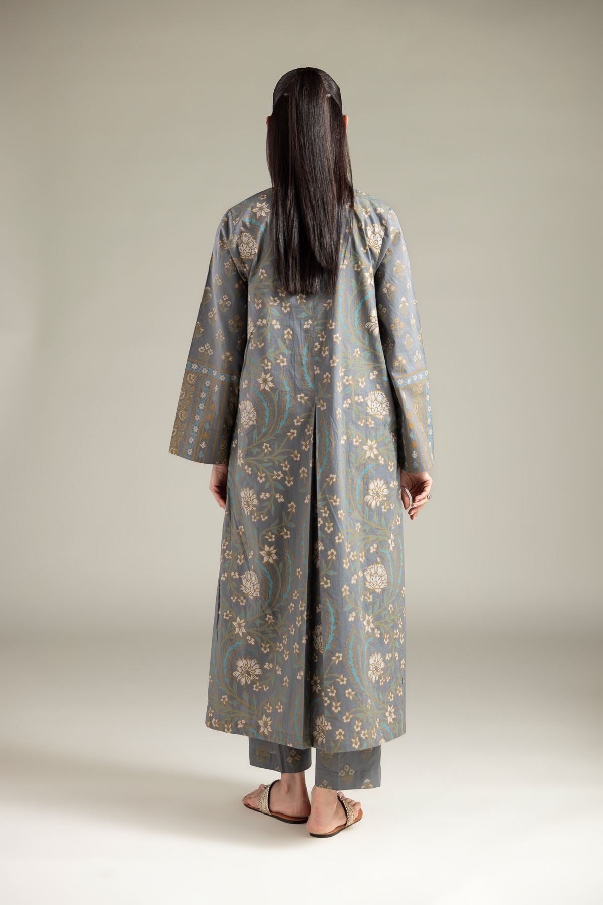 Cambric Kurta - 1-26-117-A-H-VG