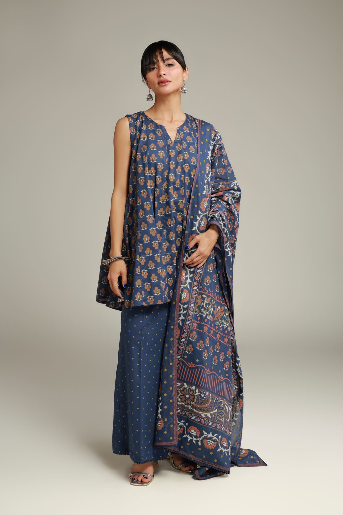 Printed Lawn Printed Lawn Dupatta - 1-26-228-A-F2-VG