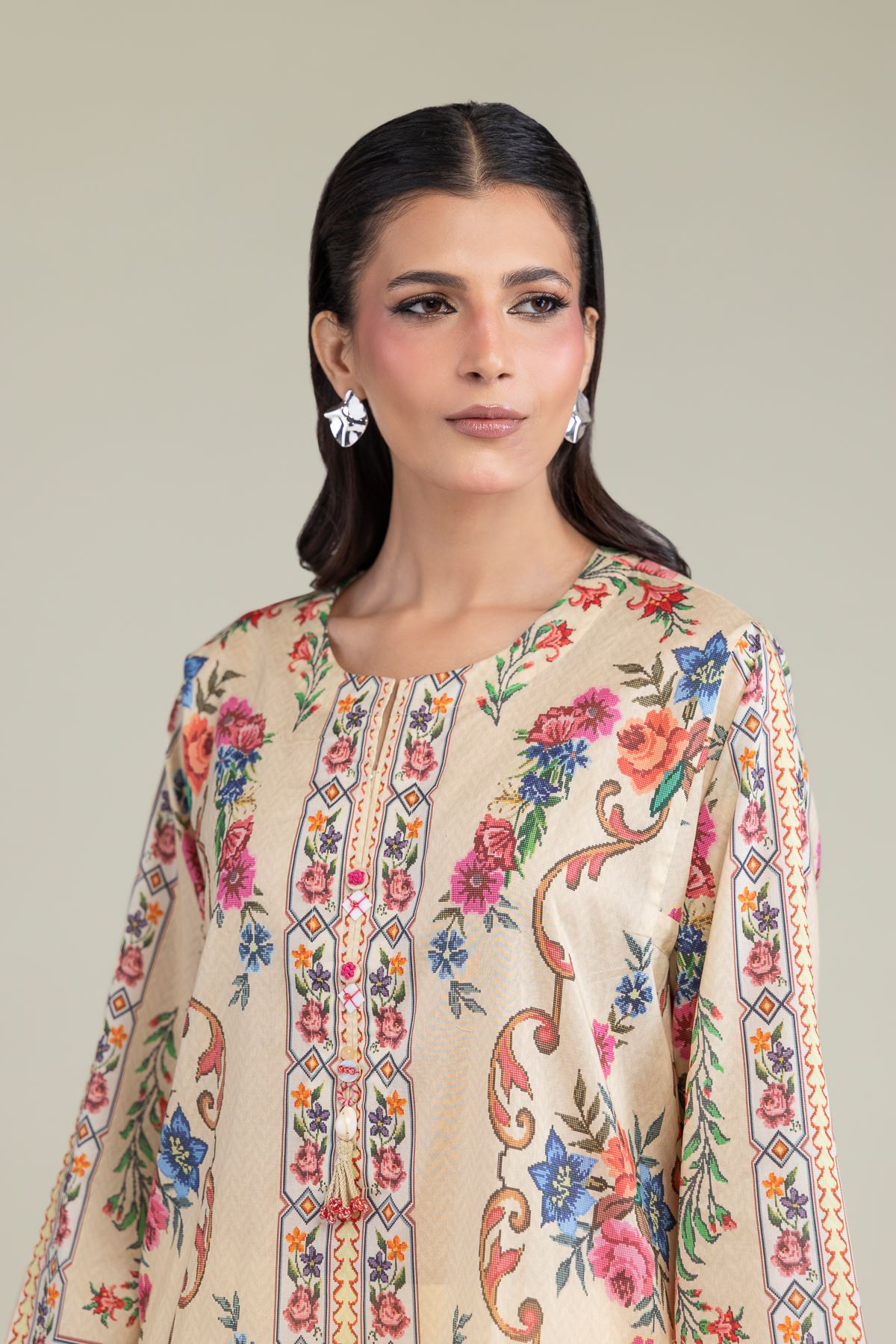 Printed Lawn Tailored 2-Piece Lawn - T-A22-26-217FA2-VG