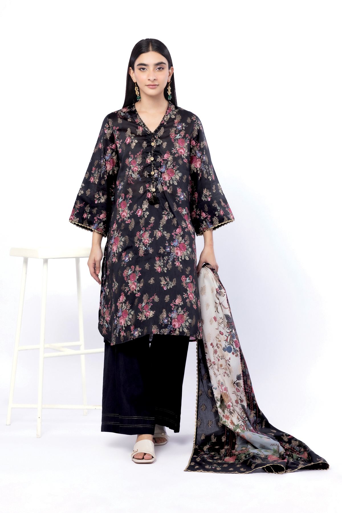 Printed Jacquard Fabrics 3 Piece - A22-26-119FA1-VG