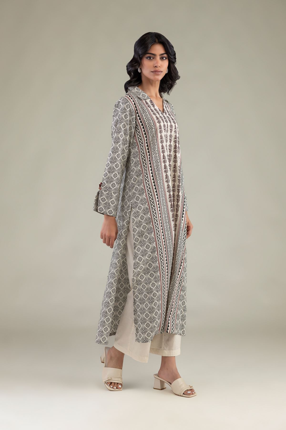 Printed Cambric Cambric Pants - 1-26-102-A-F-VG