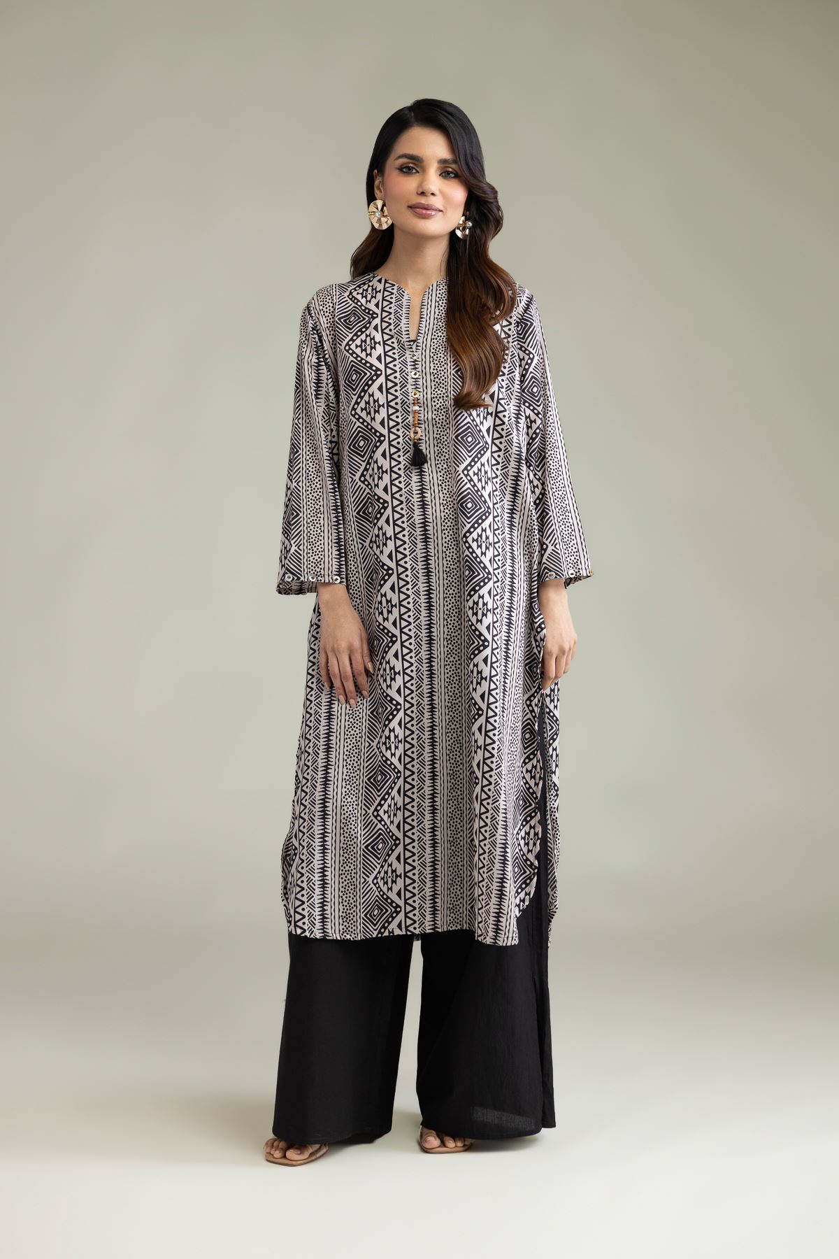 Printed Cambric Cambric Tailored 1-Piece - 1-26-102-A-F-VG