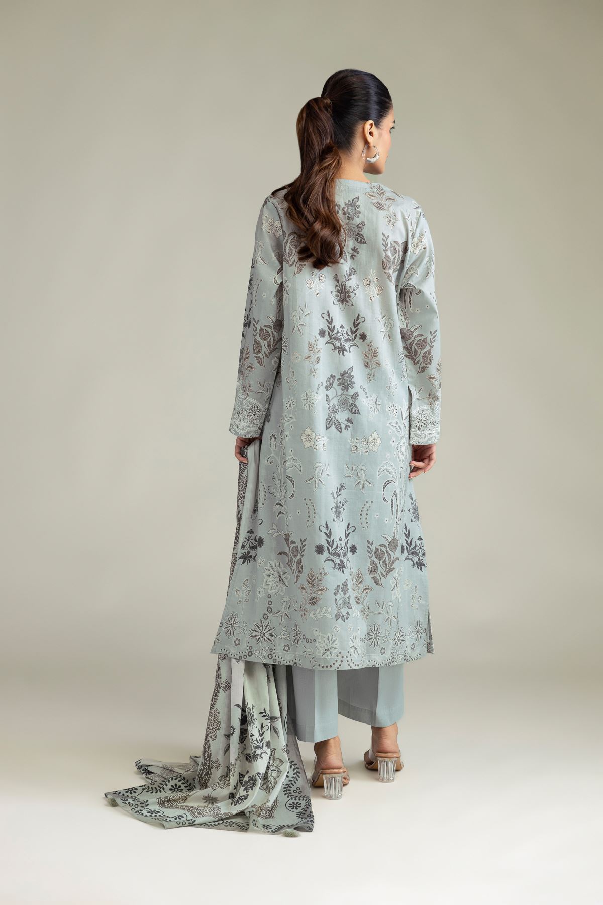 Embroidered Lawn Lawn 3-Piece Tailored - 1-26-250-B-H1-VG
