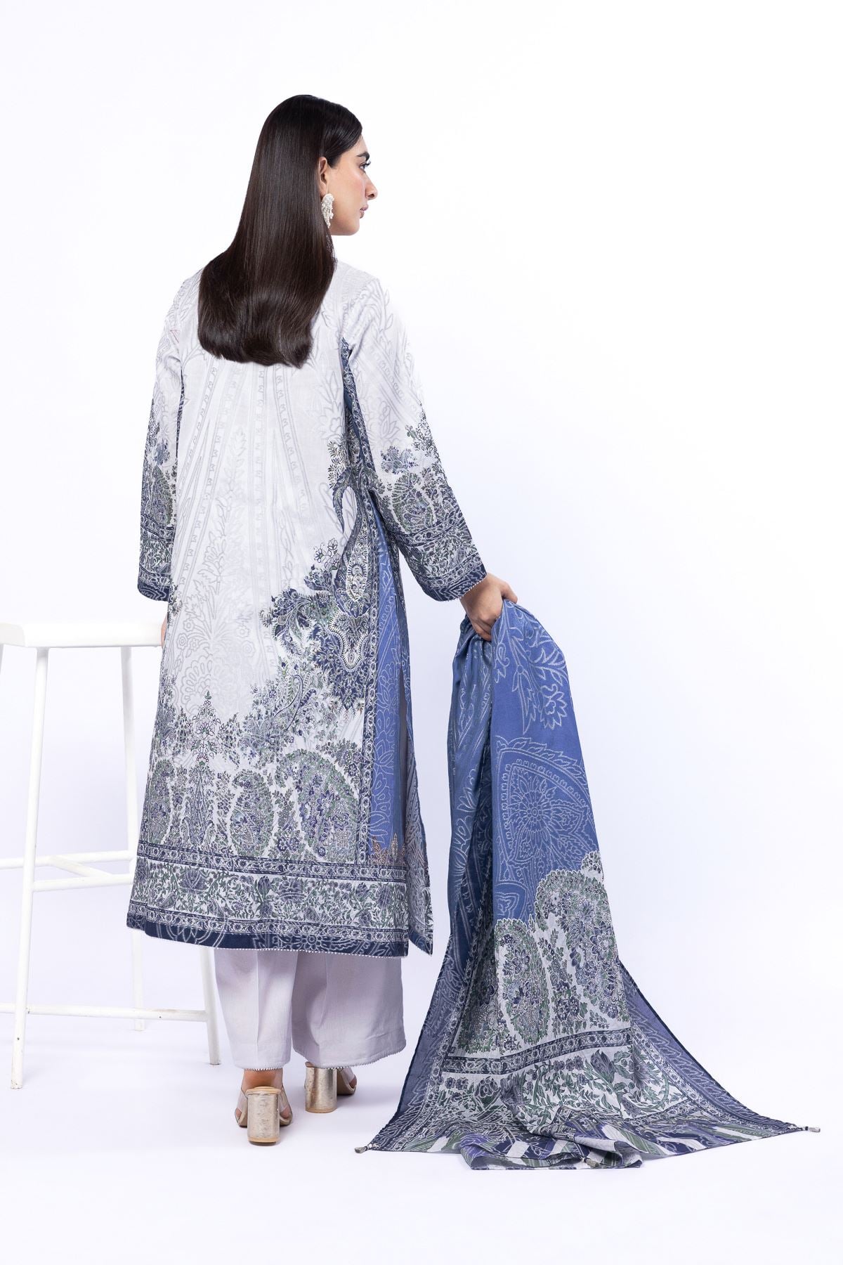 Printed Jacquard Fabrics 3 Piece - A33-26-106FI-VG