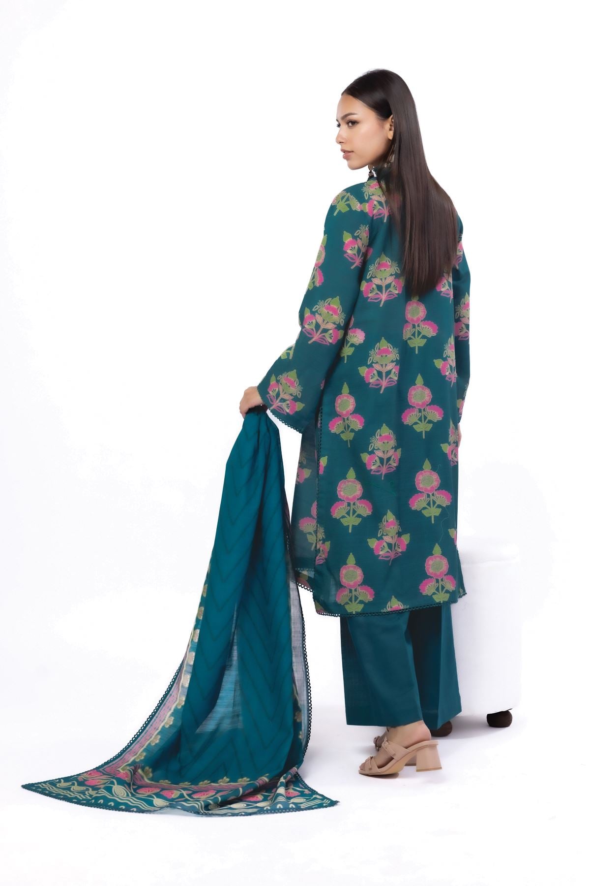 Printed Khaddar Tailored 3 Piece - MT17BST-VG