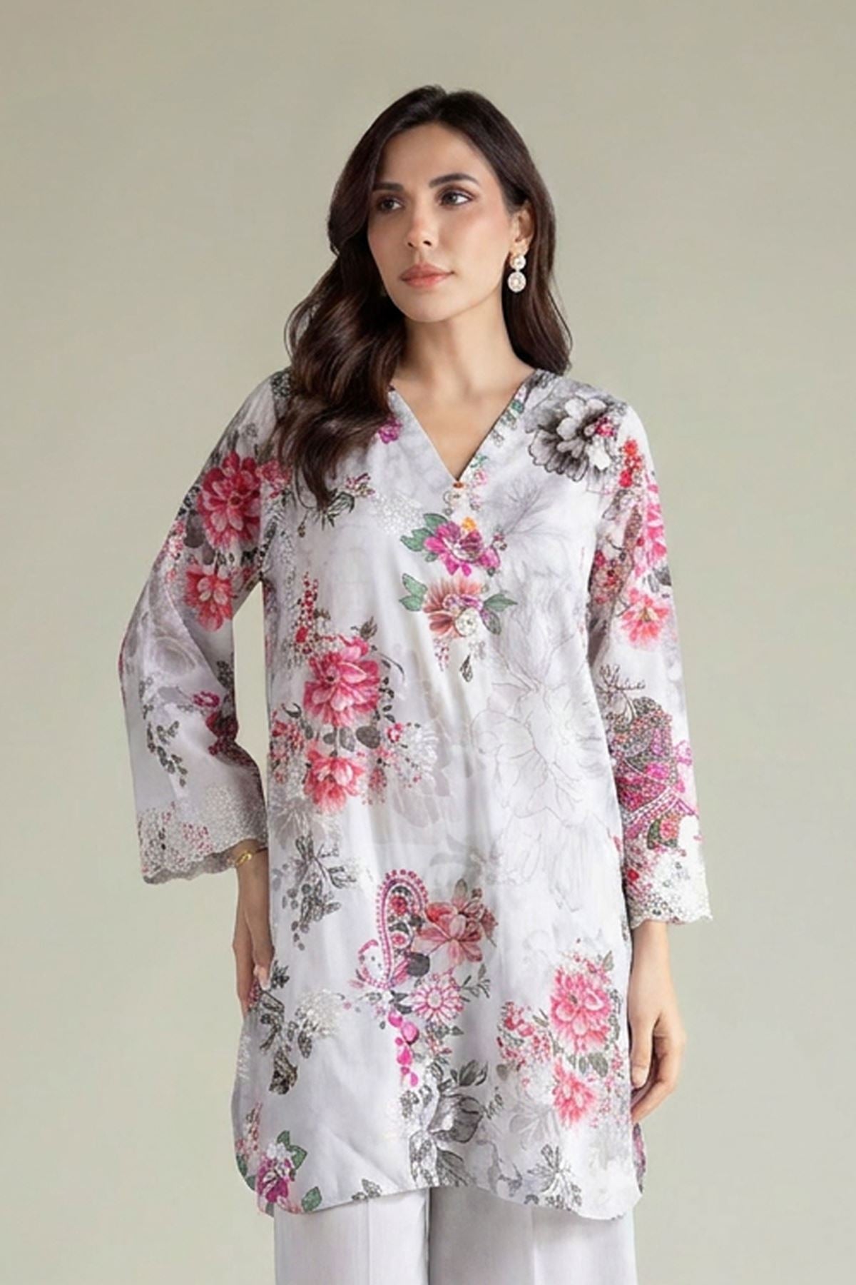 Embroidered Lawn 2-Piece Tailored Lawn - 1-26-246-B-I1-VG
