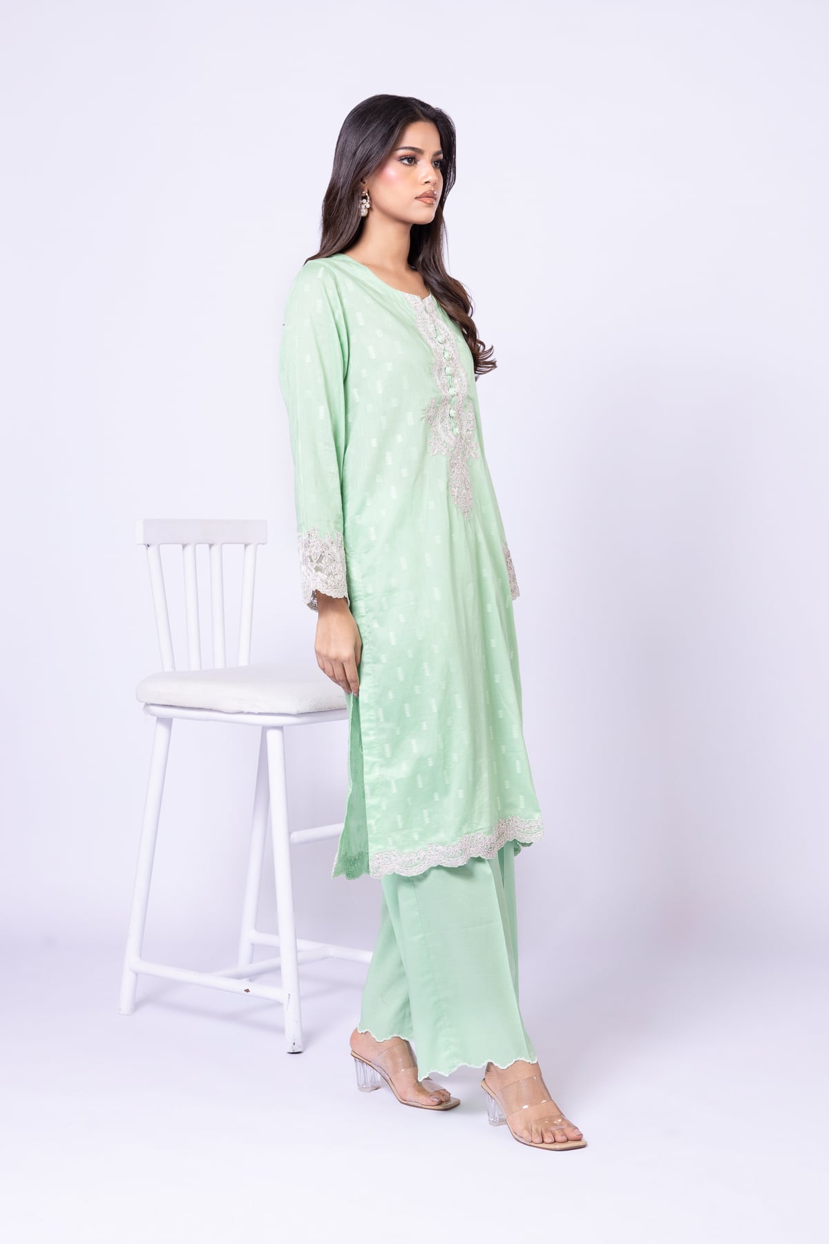 Dyed Cambric Shalwar - 2-26-106-A-A-VG