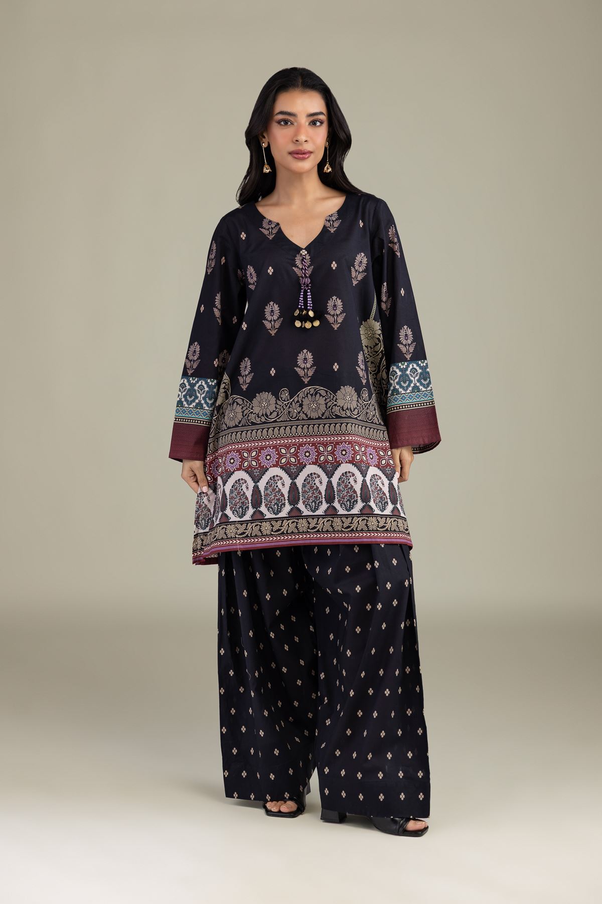 Printed Cambric Cambric Tailored 2-Piece - 1-26-320-A-H2-VG
