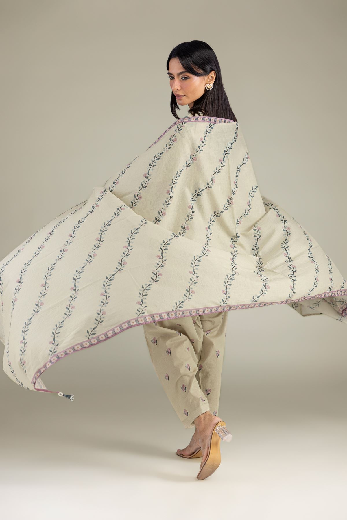 Printed Lawn Printed Lawn Dupatta - 1-26-305-C-H2-VG
