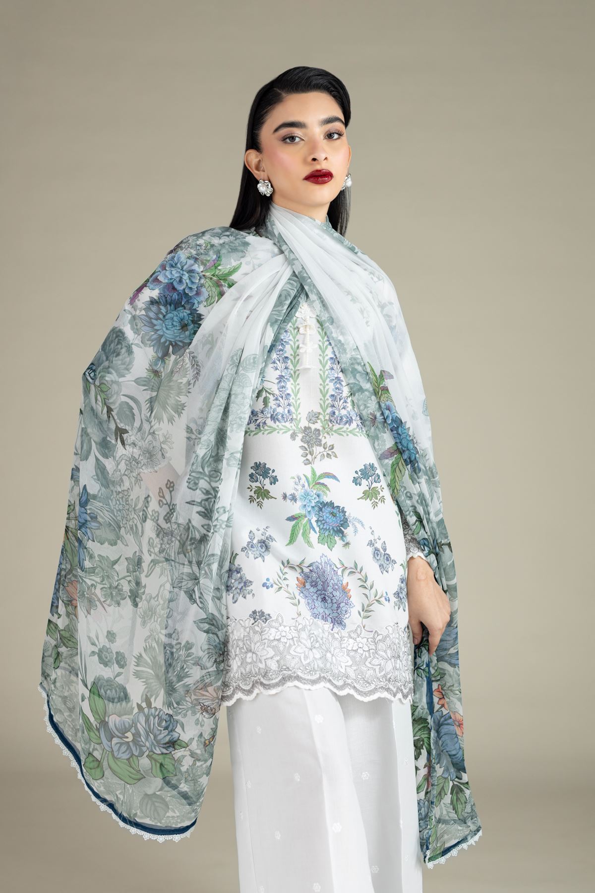 Embroidered Mesuri Kurta - 25-12-12S4-12TA-VG