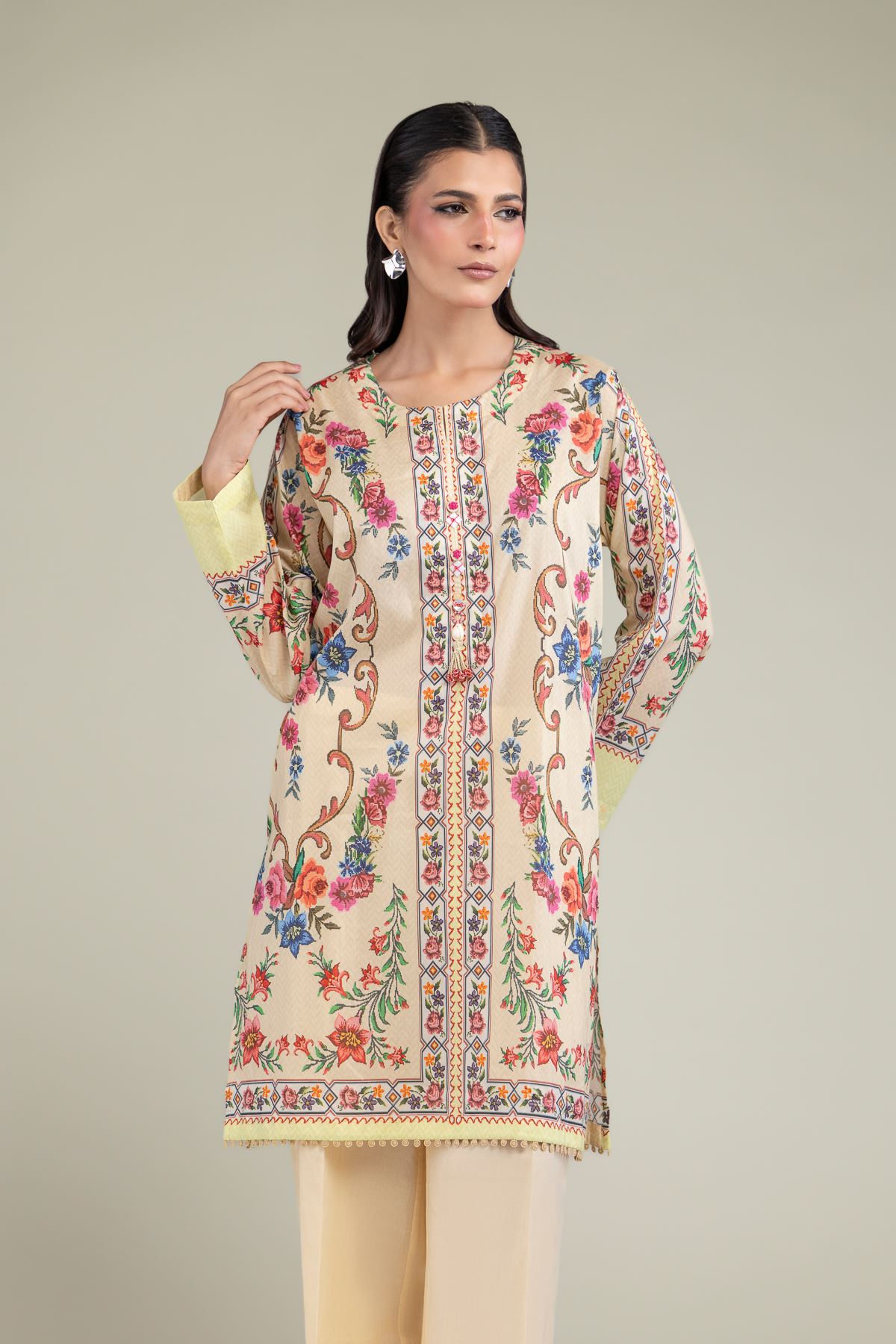 Printed Lawn Tailored 2-Piece Lawn - T-A22-26-217FA2-VG