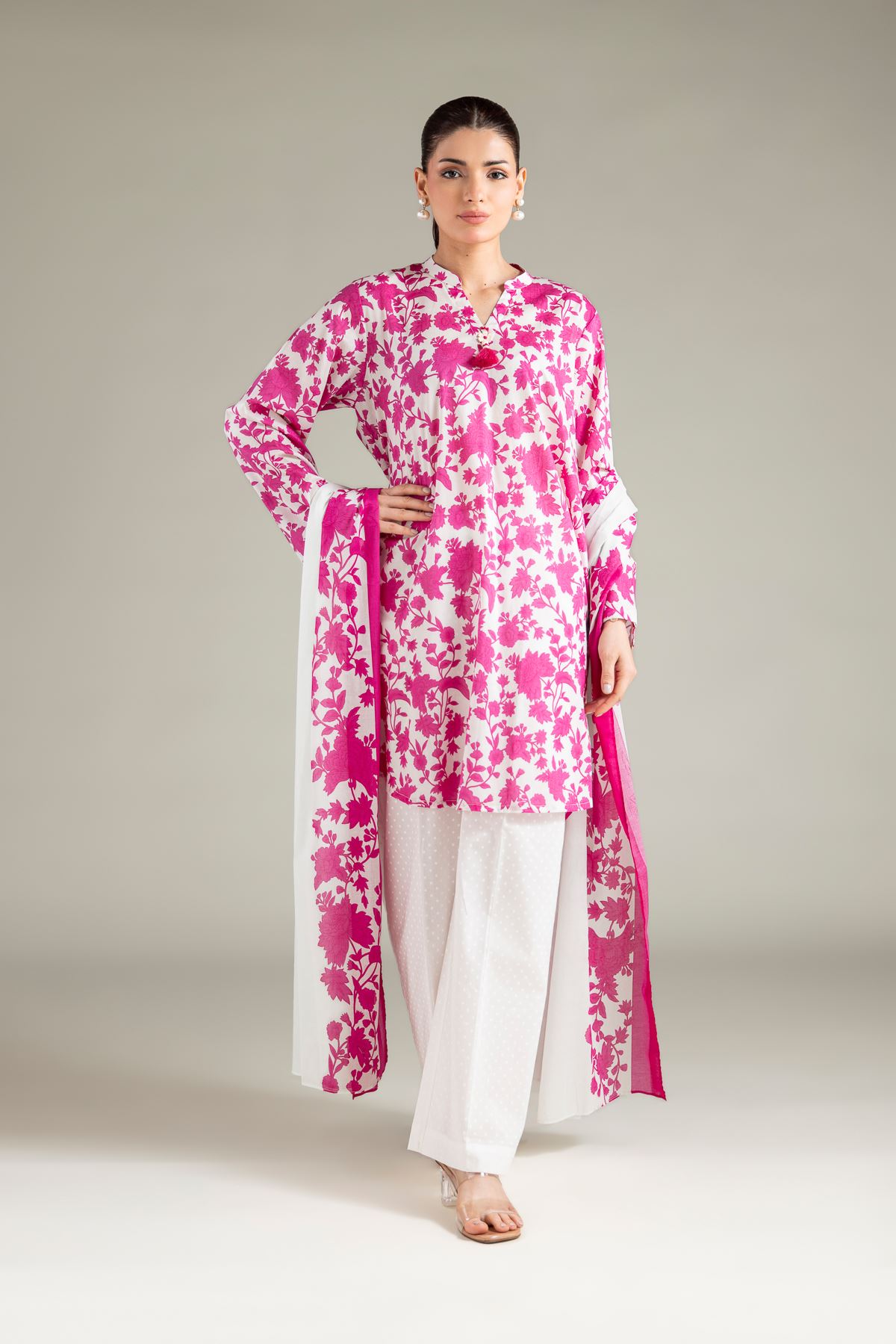 Printed Lawn Tailored 3-Piece Lawn - T-A11-26-108FB1-VG