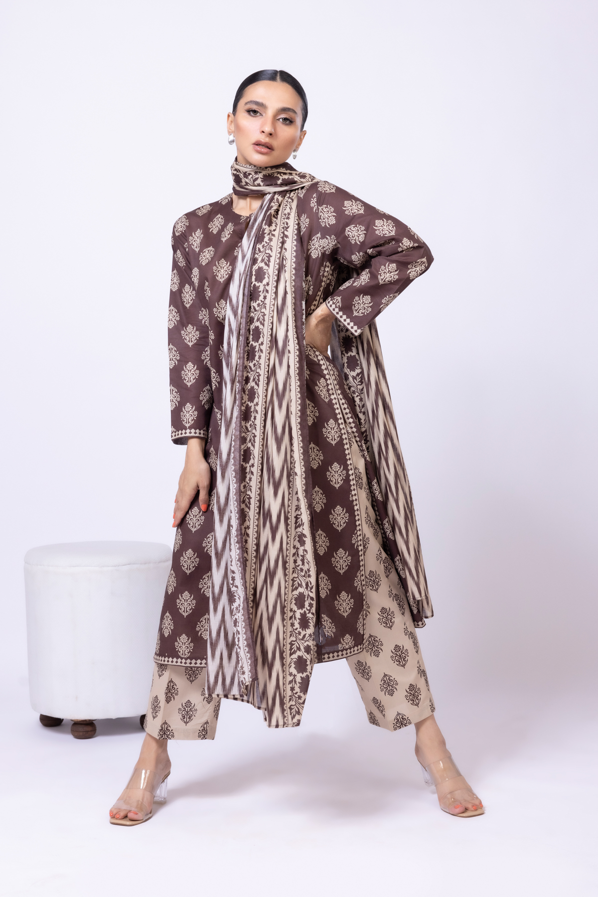 Printed Cambric Pants - 25-04E48-07TA-VG