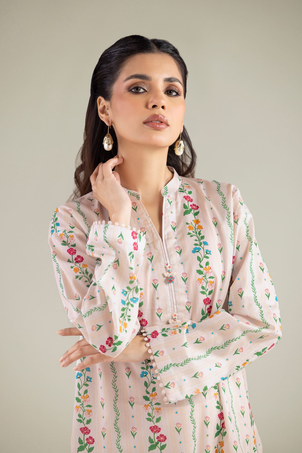 Printed Lawn 2-Piece Tailored Lawn - 5-26-105-F-A-VG