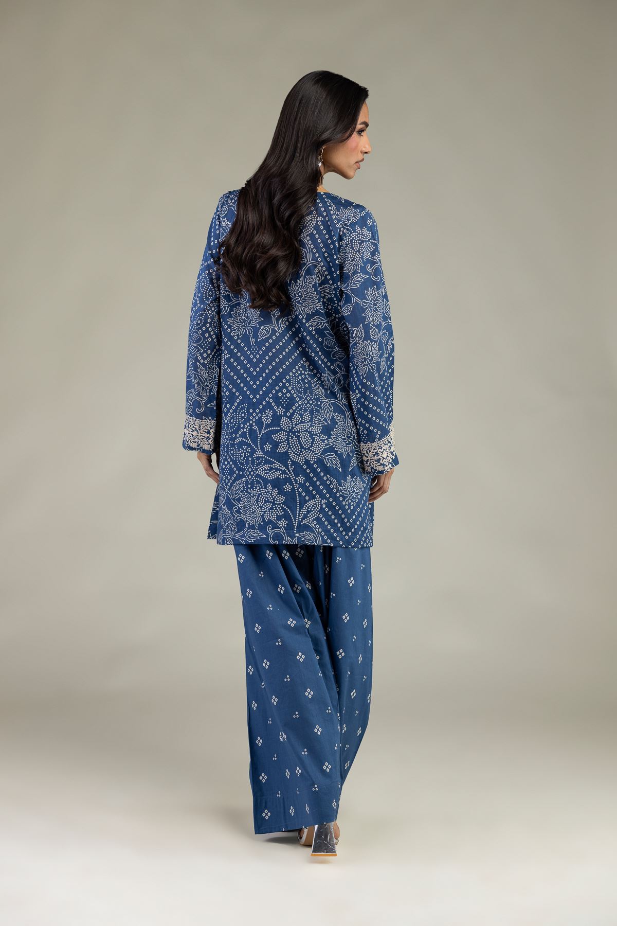 Embroidered Cambric Fabrics 2 Piece | Top and Bottom - A22-26-214FH1-VG