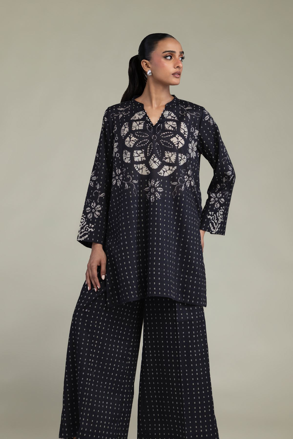 Printed Cotton Dobby Cotton Dobby Kurta - 1-26-301-B-F1-VG