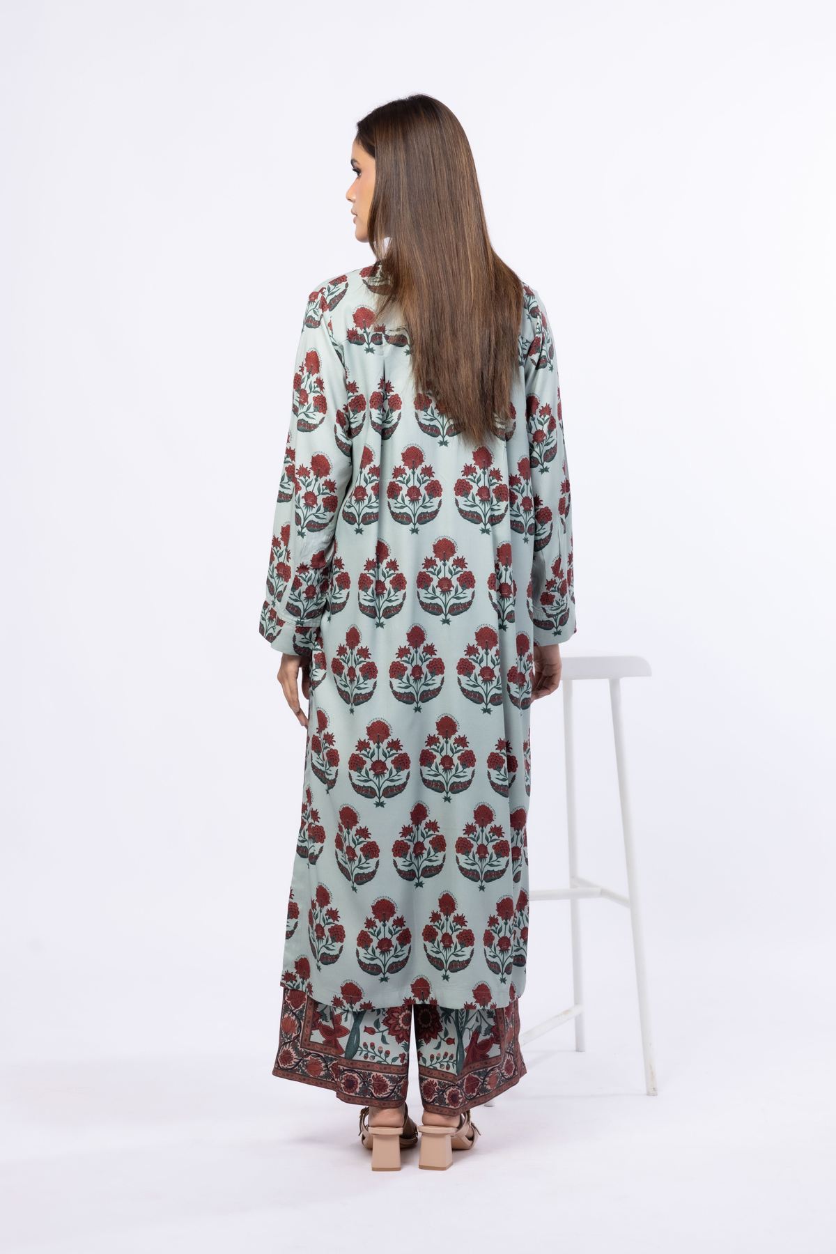 Printed Viscose Crepe Kurta - 25-09-9S1-04TA-VG
