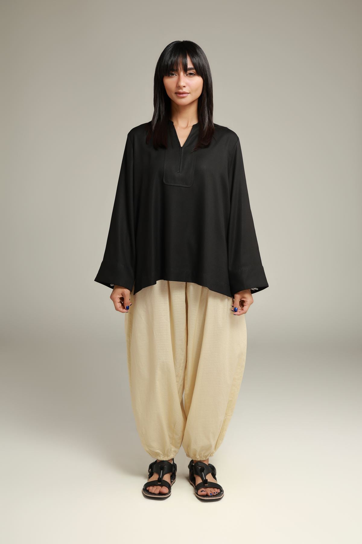 Dyed Cotton Dobby Solid Pants - 8-26-205-A-D1-VG