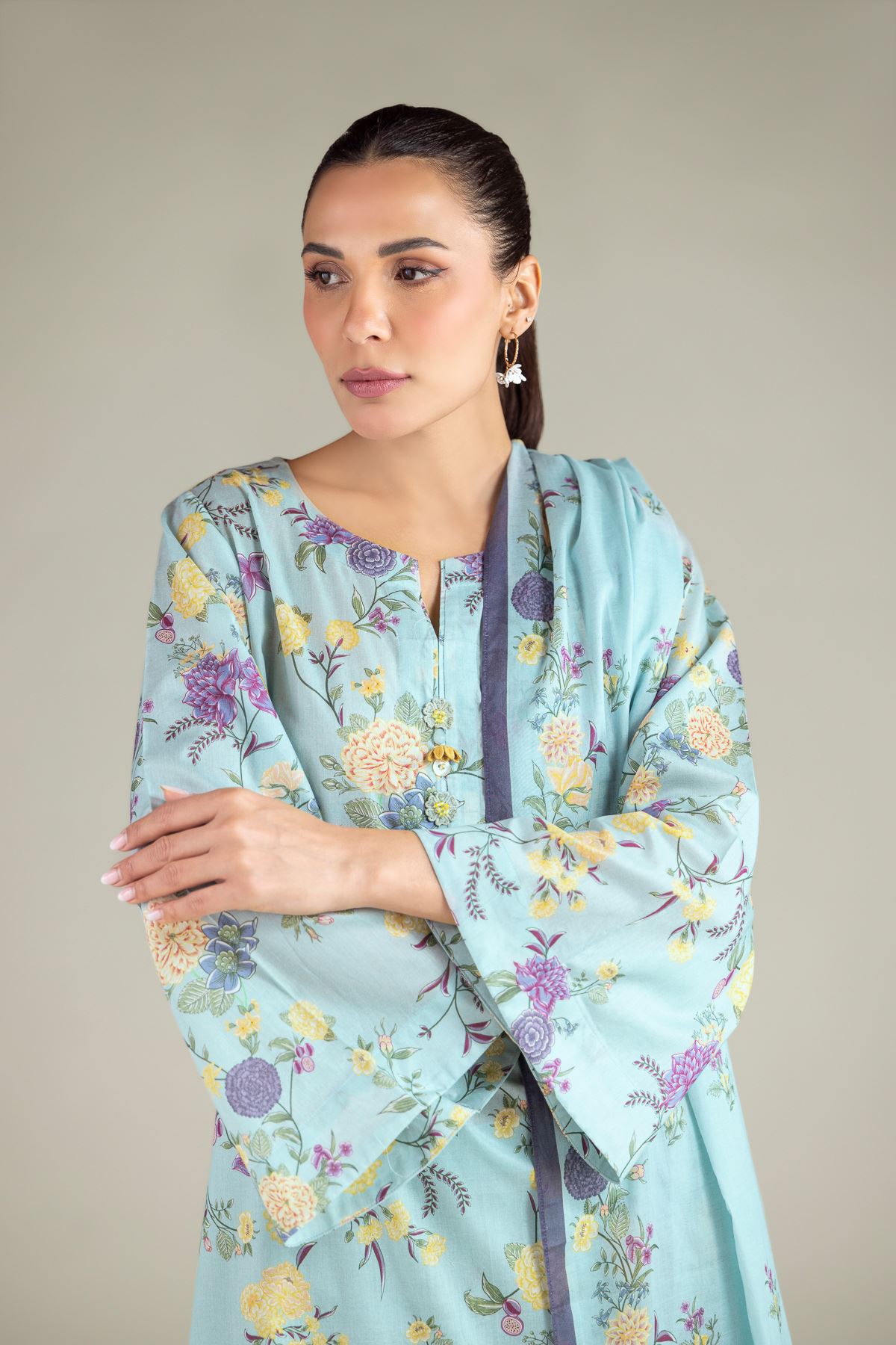 Printed Lawn Lawn Tailored 3-Piece - 1-26-231-A-D1-VG