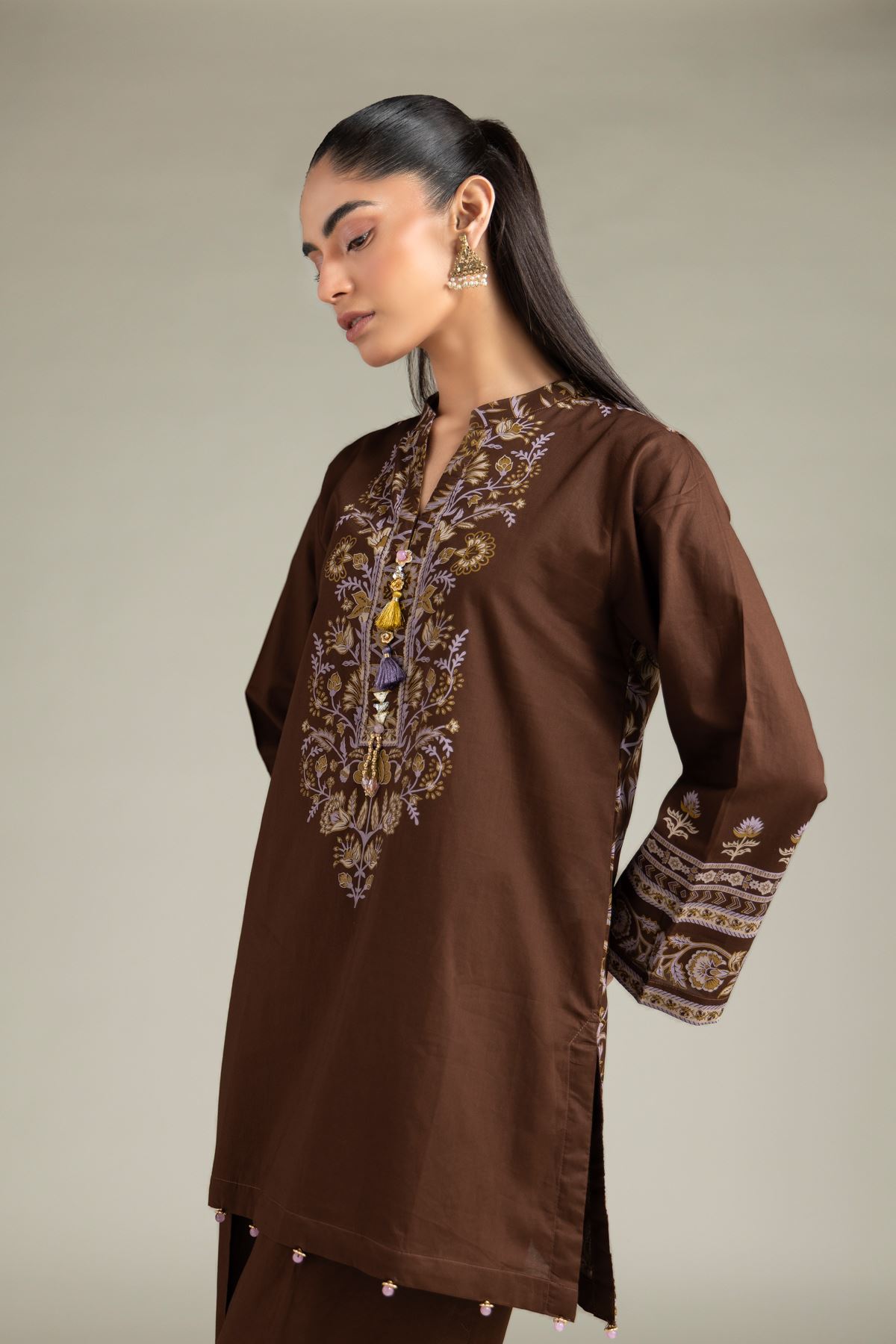Cambric Kurta - 1-26-143-A-F-VG