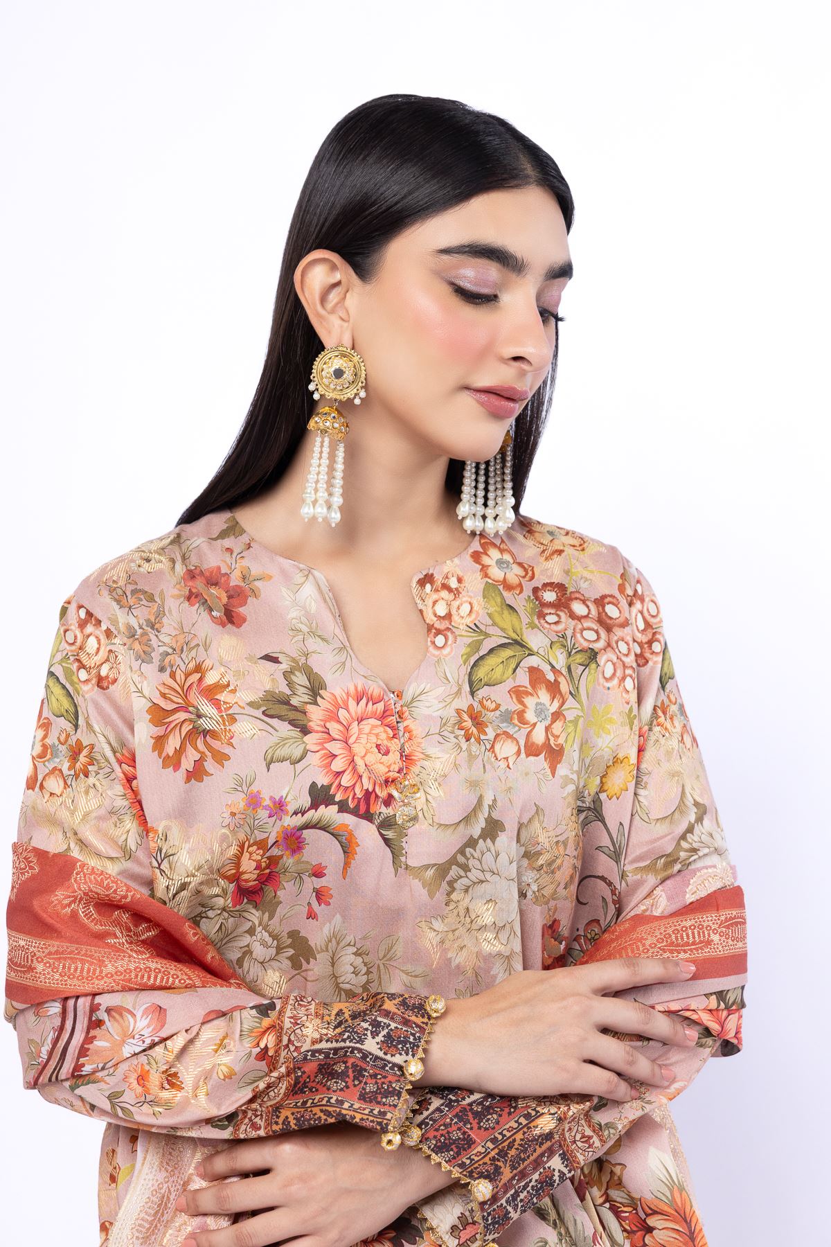 Printed Jacquard Fabrics 3 Piece - A33-26-104FB1-VG
