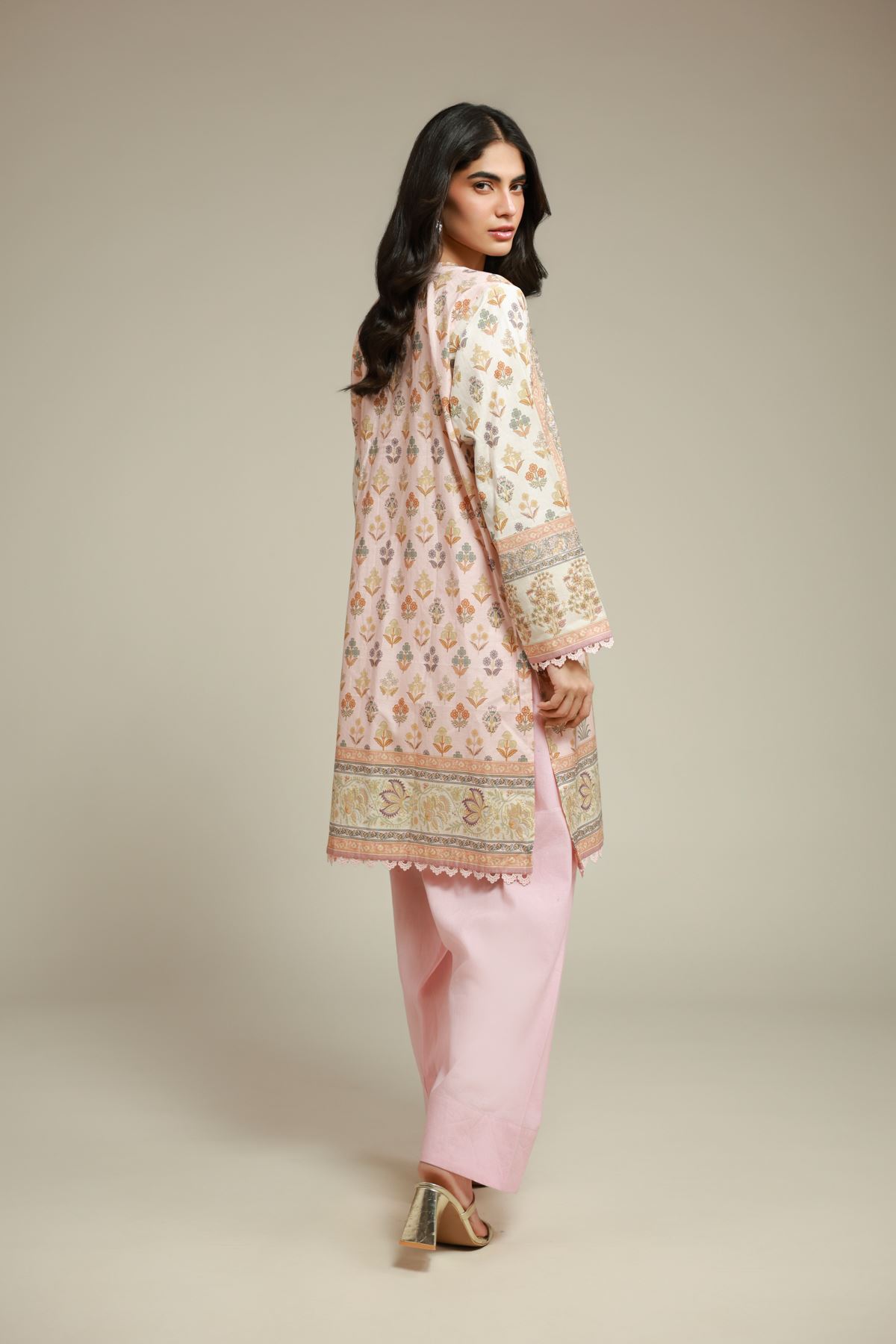Embroidered Textured Lawn Tailored 2 Piece | Top and Bottom - T-A22-26-112FH1-VG