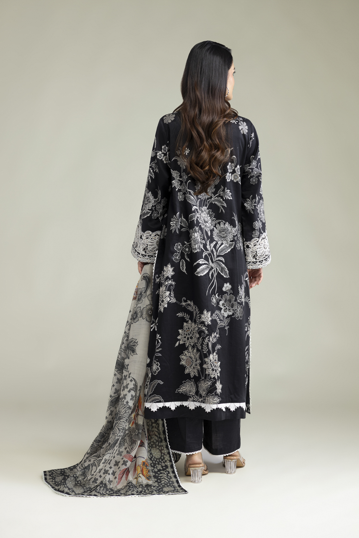 Embroidered Lawn Lawn 3-Piece Tailored - 2-26-308-A-G1-VG