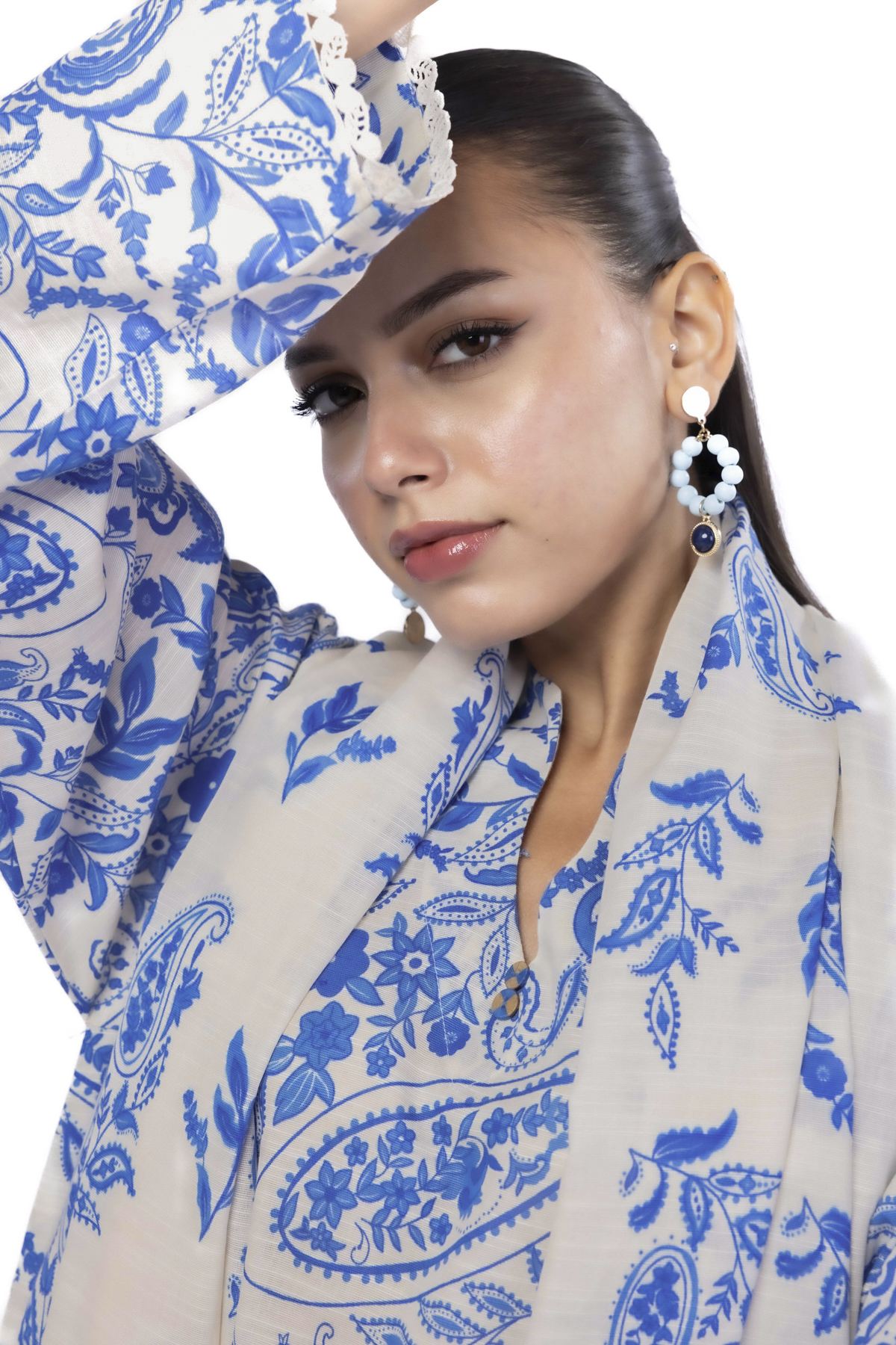 Printed Khaddar Fabrics 3 Piece - KW34A-VG