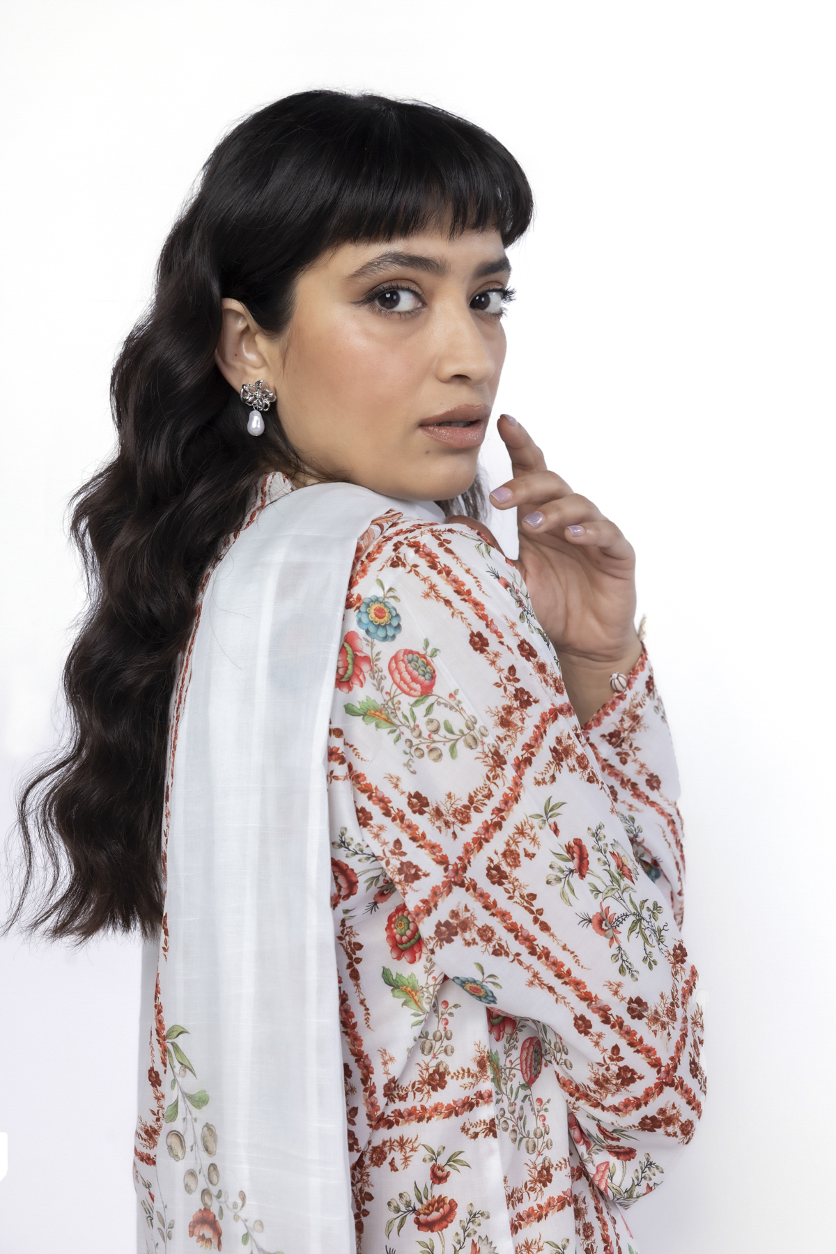 Embroidered Lawn Fabrics 3 Piece - CA02A-VG