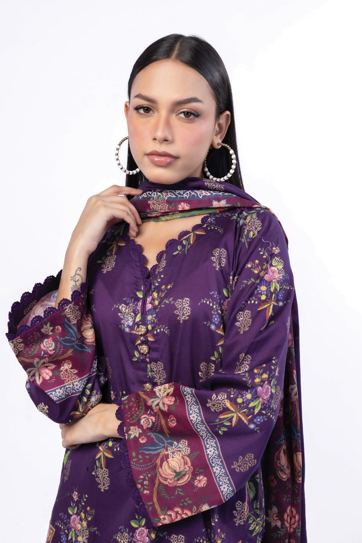 Printed Jacquard Fabrics 3 Piece - A33-26-110FG2-VG