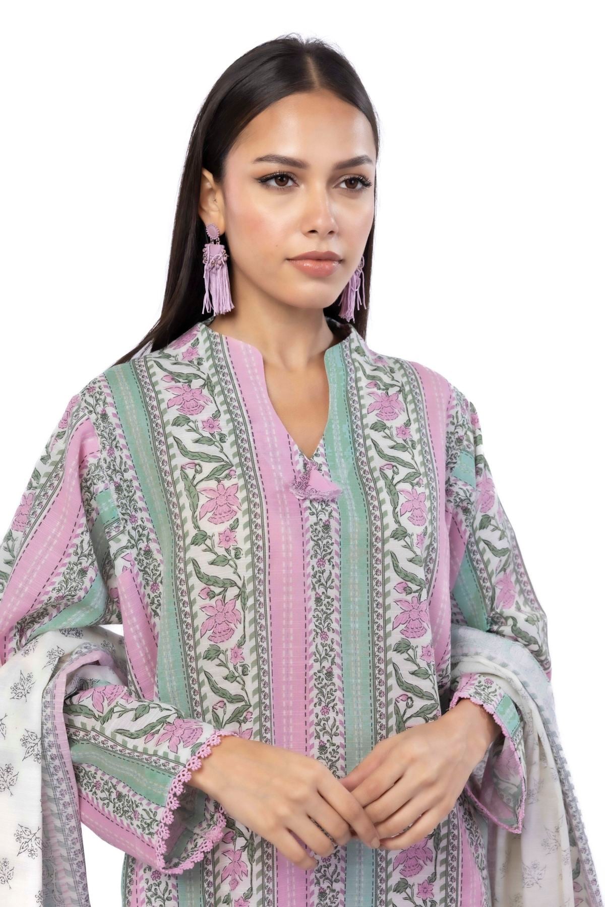 Printed Khaddar Tailored 3 Piece - KN26BST-VG