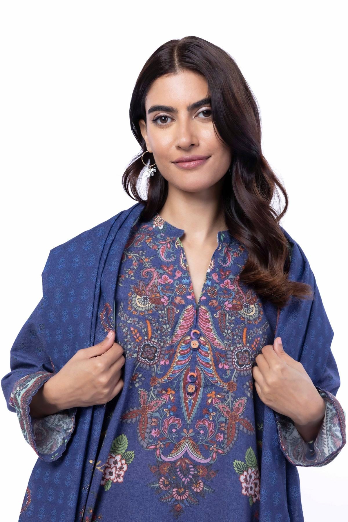 Printed Karandi Tailored 3 Piece - KN31AST-VG
